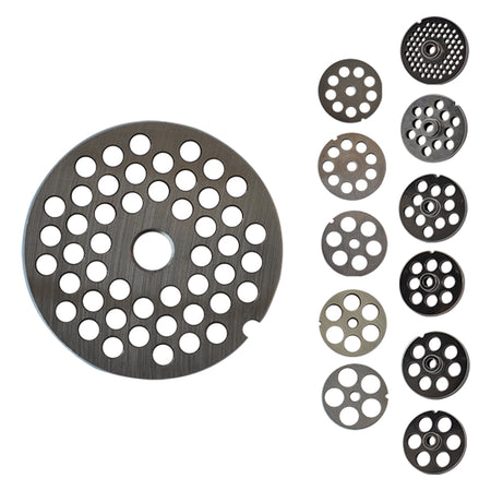 Piastra Per Tritacarne Per N.12 - 8 Fori Da 14 Mm. - Reber