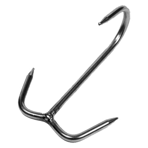 Gancio Ad Ancora 3 Punte - Mm. 120X6