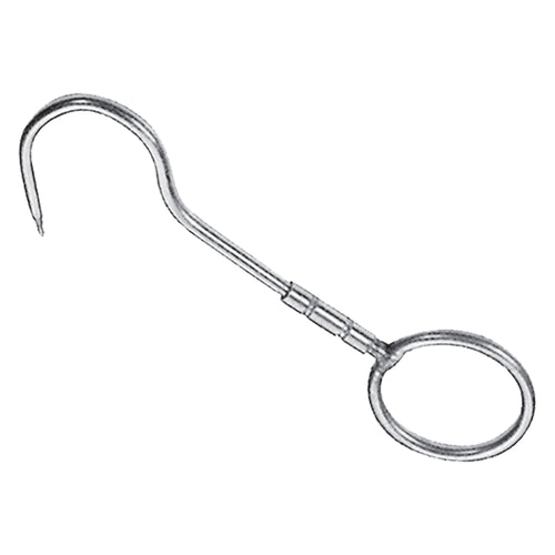 Gancio Girevole Con Anello Mm. 240X12