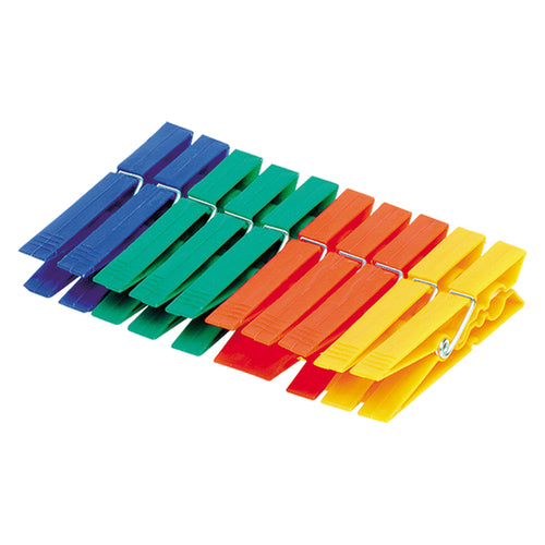 Mollette Per Bucato Cf. 10 Pezzi - Colori Assortiti - Tontarelli