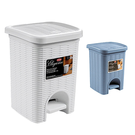 Pattumiera A Pedale 'Elegance' Lt. 6 - Col. Bianco - Stefanplast