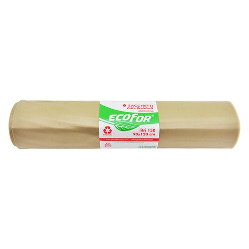 Sacchi Polietilene Nettezza Urbana 'Extra Strong' Cm 90 X 120 Cf.6 Pz - Lt.150 Ambra