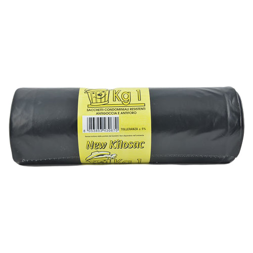 Sacchi Polietilene Nettezza Urbana 'Pesanti' 70 X 110 Nero - Rt.1 Kg