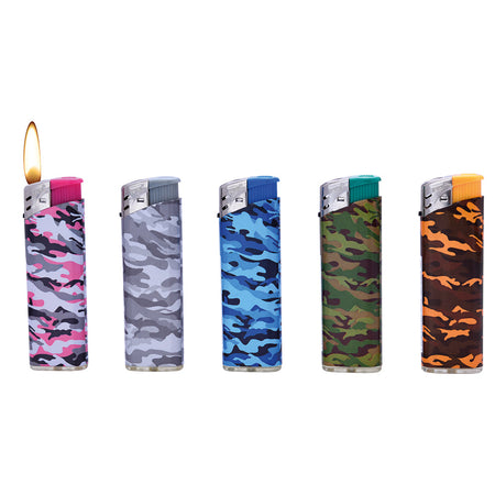 Accendino New Camouflage- 50 Pezzi - Polyflame