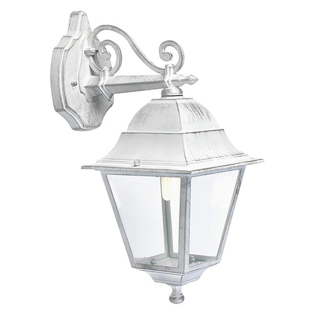 Lanterna 'Old' In Basso - Cm 45 X 18 X 28 Bia/Arg - Sovil