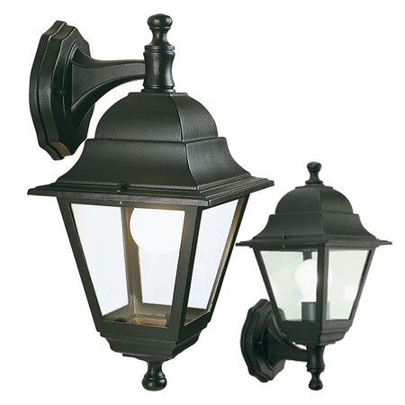 Lanterna 'Old' In Basso - Cm 37 X 18 X 20 Nero - Sovil