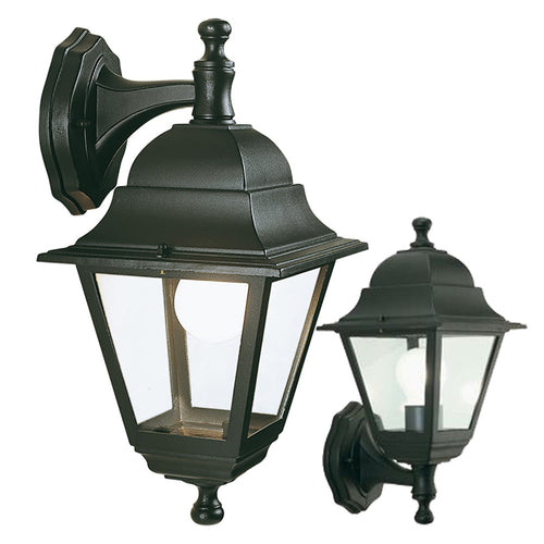 Lanterna 'Old' In Basso - Cm 37 X 18 X 20 Nero - Sovil