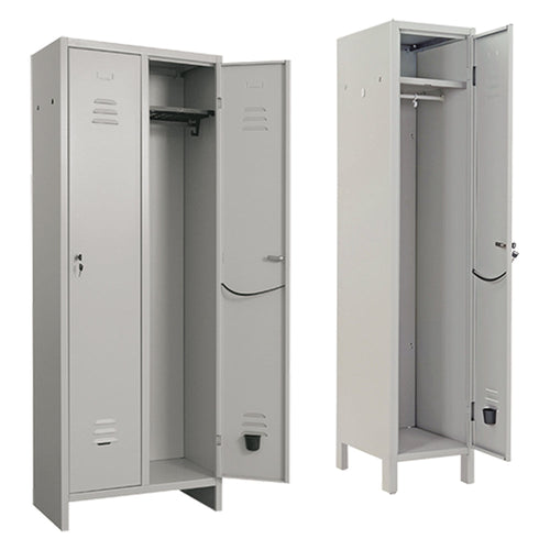 Armadio Spogliatoio 'Pratiko' 2 Posti - Cm L.69 X P.34 X H.180 - Prometal