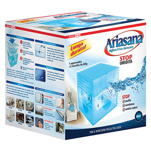 Assorbiumidita' In Kit 'Ariasana' Kit 1 Vaschetta+2 Ricariche 450 Gr.- 6 Pezzi - Ariasana