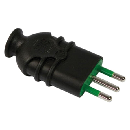 Spina Alta Resistenza 'Hi-Pro' 2P+T 16A - Colore Nero - Fanton