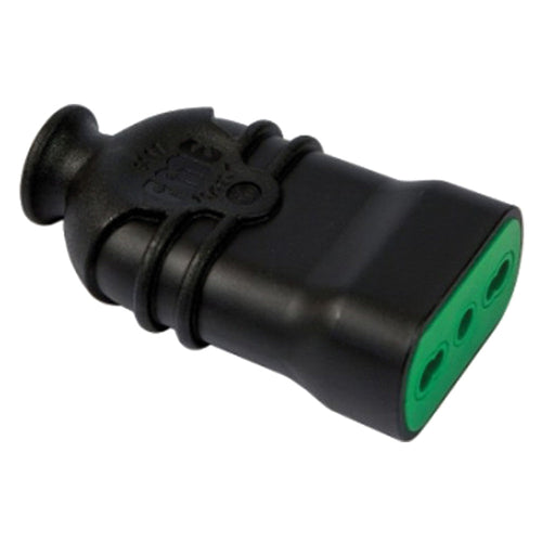 Presa Alta Resistenza 'Hi-Pro' 2P+T 16A - Colore Nero - Fanton