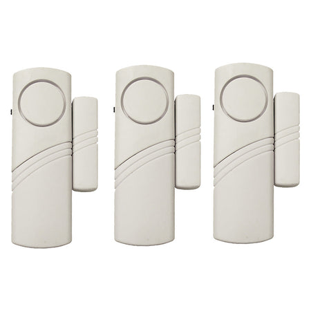 Sensore Allarme Porte E Finestre In Kit Set 3 Pezzi - Art.58401 - Electraline
