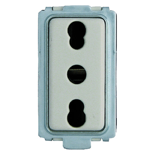 Presa Di Corrente Bivalente 2045- 10 Pezzi - Feb