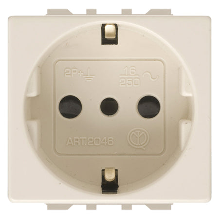 Presa Di Corrente Unel 2046- 10 Pezzi - Feb