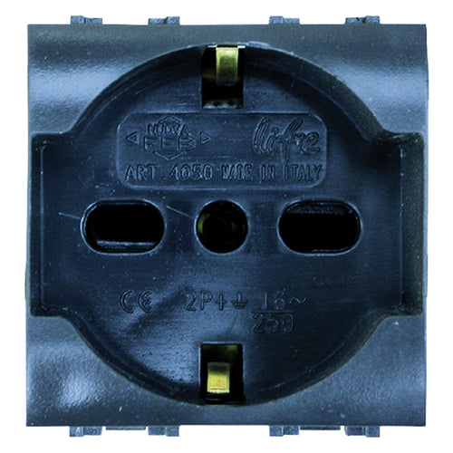Presa Bipasso Schuko 14050- 10 Pezzi - Feb