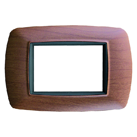 Placca Effetto Legno Chiaro 'Life' 3 Posti - 2983/Lc - Feb