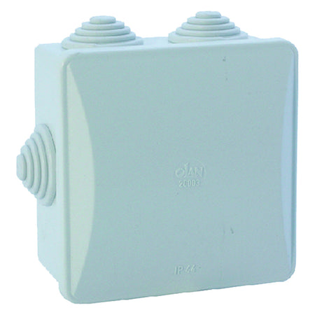 Scatola Da Parete Mm 80 X 80 X 40 - 6 Entrate- 5 Pezzi