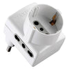 Adattatore Triplo 'Salvaspazio' Spina 2P+T16A - Art.70066 - Electraline