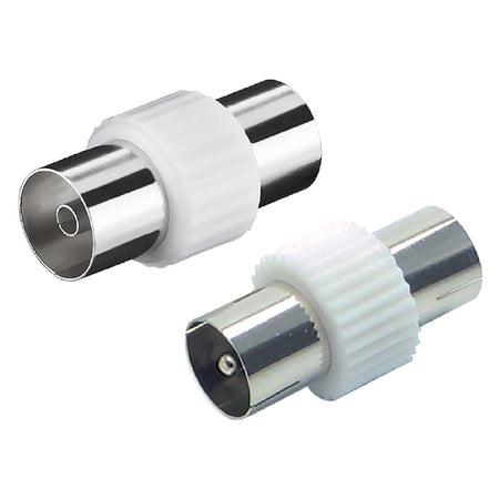 Adattatore Cavo Antenna Tv Femmina - Femmina- 10 Pezzi - Metronic