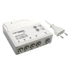 Amplificatore Interno 1 In/4 Out 1 Ingresso Uhf/Vhf - 4 Uscite Tv - Metronic