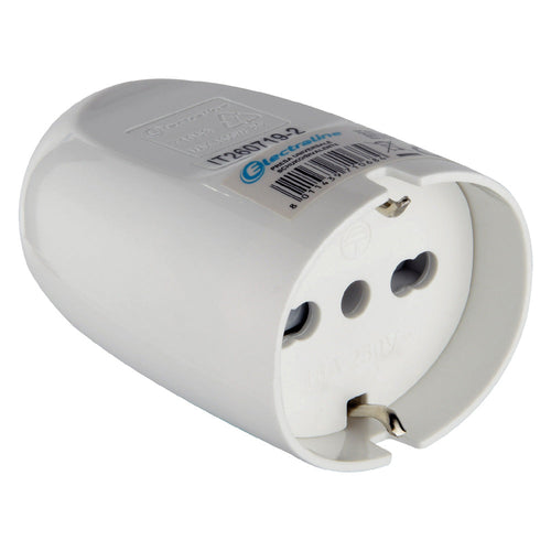 Presa Universale 'Schuko' 10/16 A - Art.71068- 25 Pezzi - Electraline