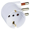 Adattatore Singolo Spina 90 ° 'Salvaspazio' Spina 2P + T 16A - Rosi