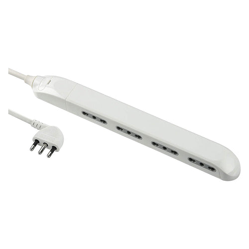 Multipresa Salvaspazio 'Slim' Colore Bianco - Art.61910 - Electraline