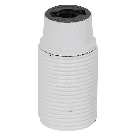 Portalampada E27 Camicia Filettata - Col.Bianco