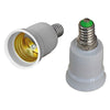 Adattatore Portalampada Da Spina E14 A Presa E27- 10 Pezzi - Melchioni