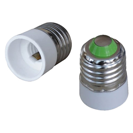Adattatore Portalampada Da Spina E27 A Presa E14- 10 Pezzi - Melchioni
