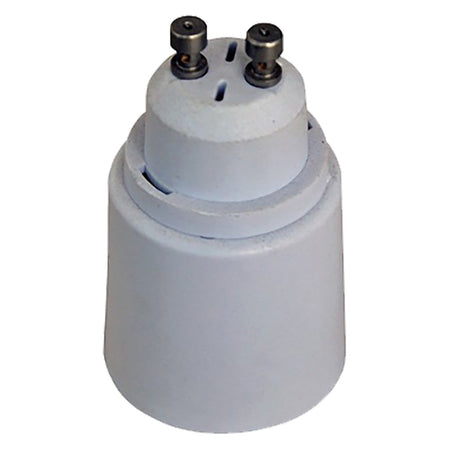 Adattatore Portalampada Da Spina Gu10 A Presa E27- 10 Pezzi - Melchioni