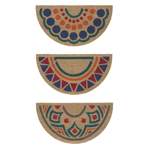 Zerbino Mezzaluna 'Tropical' Cm. 40 X 70 Fantasia- 5 Pezzi