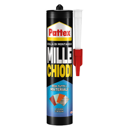 Adesivo Millechiodi 'Esterni E Interni' Gr. 450 - Bianco- 12 Pezzi - Pattex