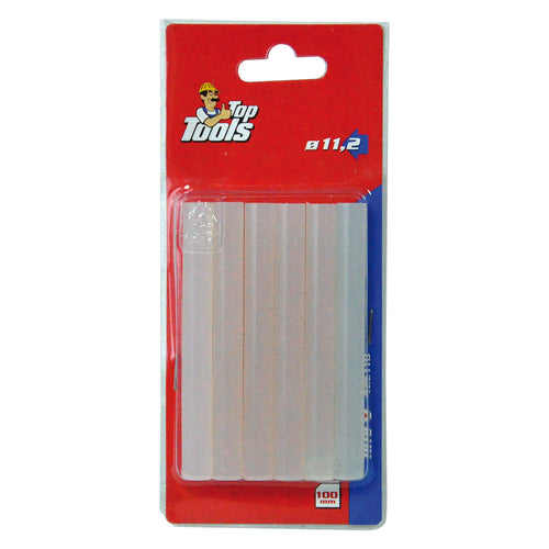 Colla Termofusibile Lung. Mm 50 - Ø Mm 8 Cf.12 Pezzi- 6 Confezione - Toptools