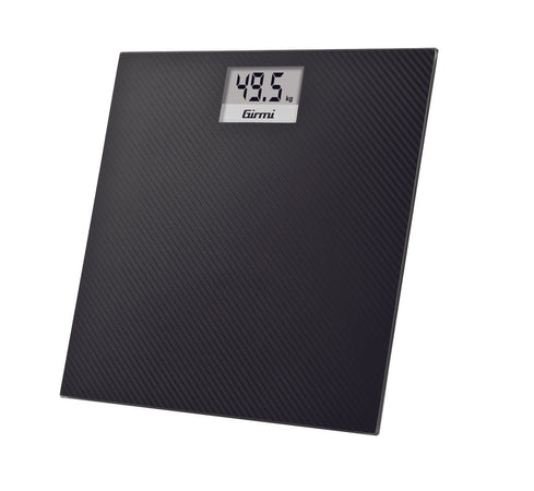 Bilancia Pesapersone Elettronica Bp20 Kg.150 Vetro Nero Vetro Nero Girmi