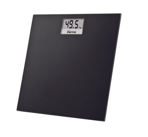 Bilancia Pesapersone Elettronica Bp20 Kg.150 Vetro Nero Vetro Nero Girmi