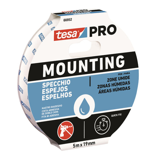 Nastro Biadesivo In Schiuma Pe '66952' Mm 19 X Mt. 5- 16 Pezzi - Tesa