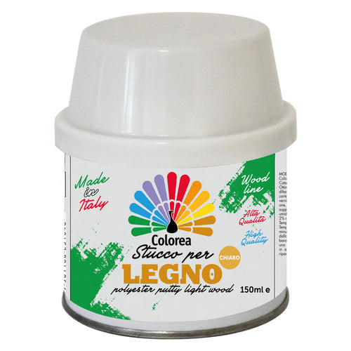 Stucco Per Legno 'Colorea' Ml 750 - Chiaro - Colorea