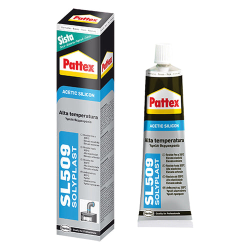 Silicone Acetico Alta Temperatura 'Sl509' Ral 3001 Rosso Ml 70 - Pattex