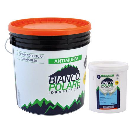 Idropittura Superlavabile Antimuffa Lt. 14 - Bianco Polare