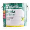 Smalto All'Acqua 'Omnia' Lt. 0,750 Giallo Brillante- 6 Pezzi - Colorificio Sammarinese