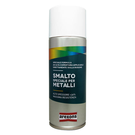 Smalto Spray Speciale Metalli Ml. 400 - Grigio Argento Brillante - Arexons