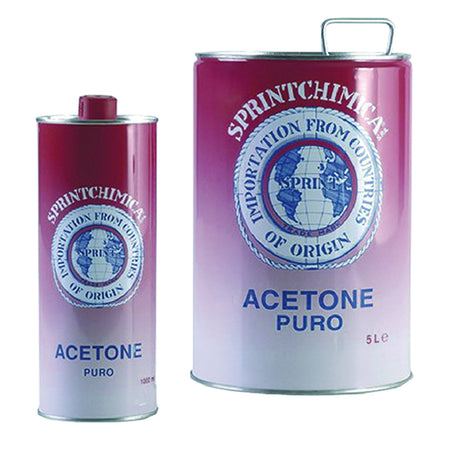 Acetone Puro Lt. 5- 4 Pezzi - Sprintchimica