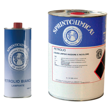 Petrolio Bianco Lt. 1 - In Lattina- 20 Pezzi - Sprintchimica
