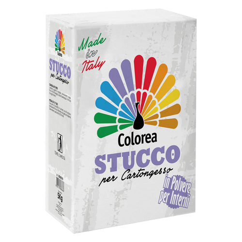 Stucco In Polvere Per Cartongesso 'Colorea' Kg. 5- 4 Pezzi - Colorea