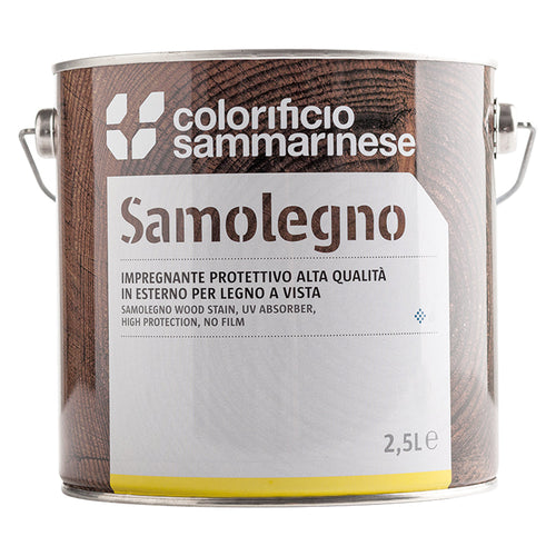 Impregnante 'Samolegno' Lt. 5 Noce Chiaro - Colorificio Sammarinese