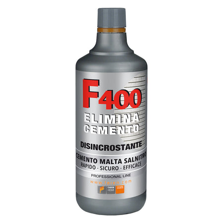 Acido Disincrostante Per Cemento 'F400' Lt 1- 12 Pezzi - Faren