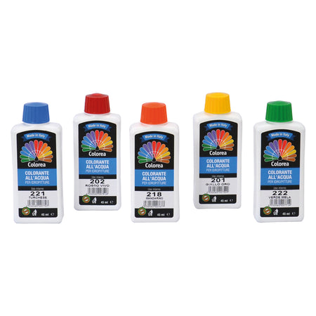 Colorante Concentrato 'Colorea' Ml. 45 - N.221 Verde Mela- 12 Pezzi - Colorea