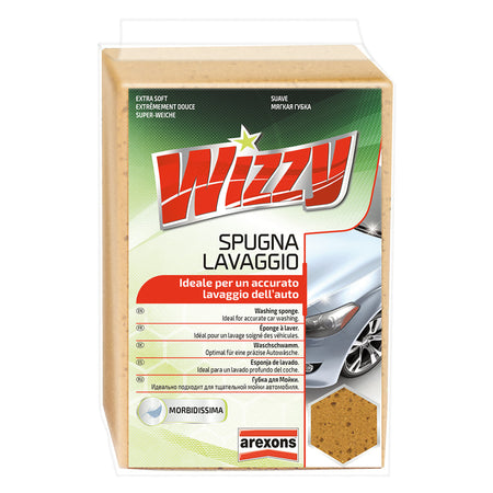 Spugna Lavaggio Auto 'Wizzy' Cm 17 X 11 X 7 - Arexons