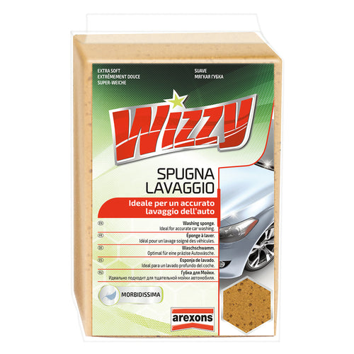 Spugna Lavaggio Auto 'Wizzy' Cm 17 X 11 X 7 - Arexons